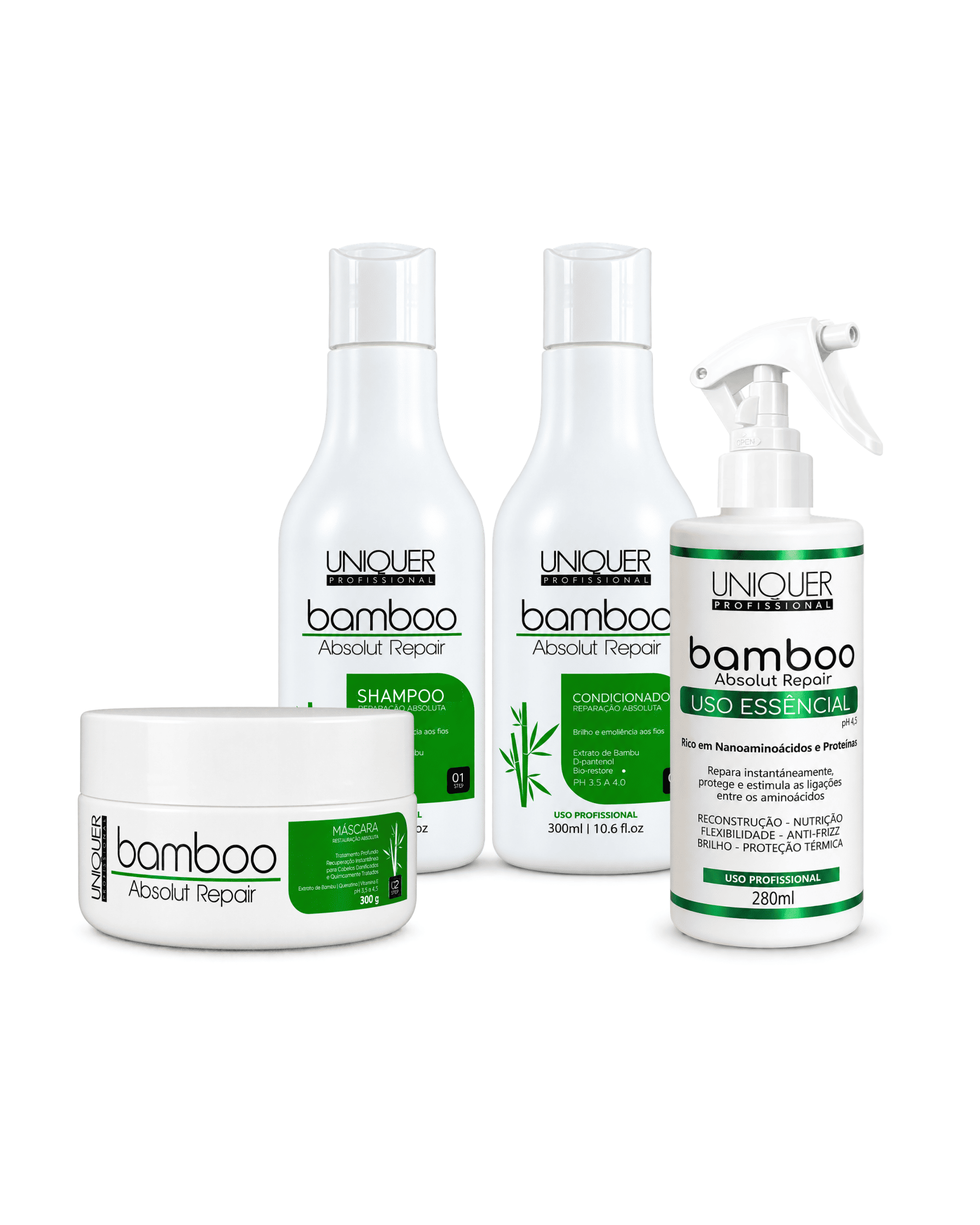 Kit Regenera??o Bamboo Absolut Repair + Uso Essencial Bamboo