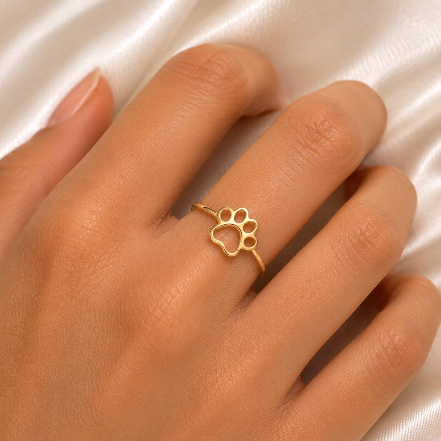 Anel Patinha 1.5 cm Lisa Banhado em Ouro18k