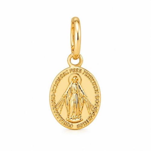 Brinco Argola Nossa Senhora Milagrosa Banhado em Ouro 18k