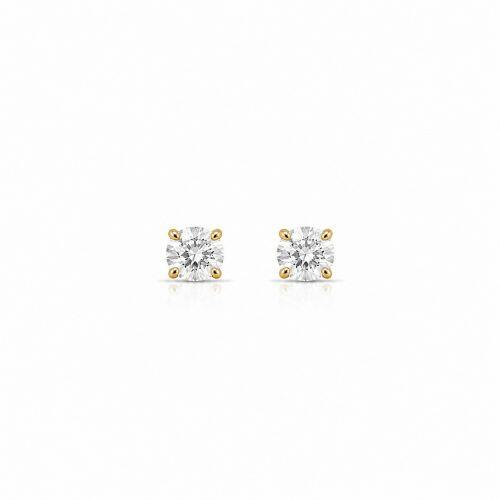 Brinco Ponto de Luz 0.5 cm Banhado em Ouro18k