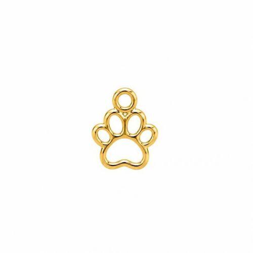Brinco Argola Patinha Lisa Banhado em Ouro18k