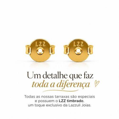 Brinco Bola 1.2 cm Pérola Banhado a Ouro