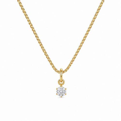Colar Ponto de luz 0.4 cm Banhado a Ouro 18k