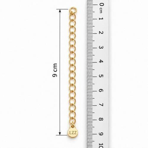 Choker Cruz Deitada Lisa Banhado em Ouro18k