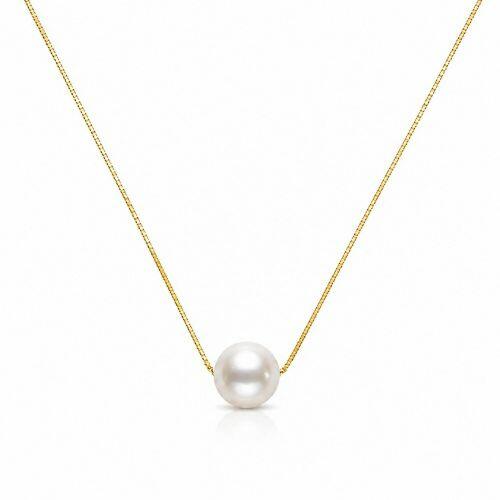 Colar P�rola Banhado em Ouro18k