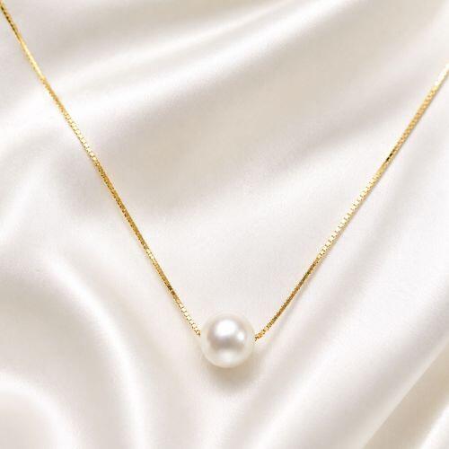 Colar Pérola Banhado em Ouro18k