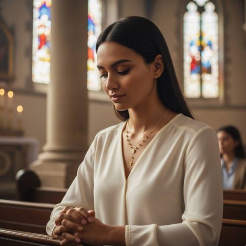 Colar Terço Nossa Senhora Milagrosa Frente e Verso Banhado em Ouro 18K