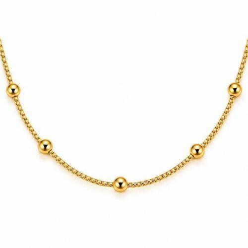 Choker Bolas Banhado a Ouro