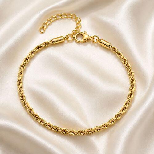 Pulseira Elo Baiano Banhado em Ouro18k