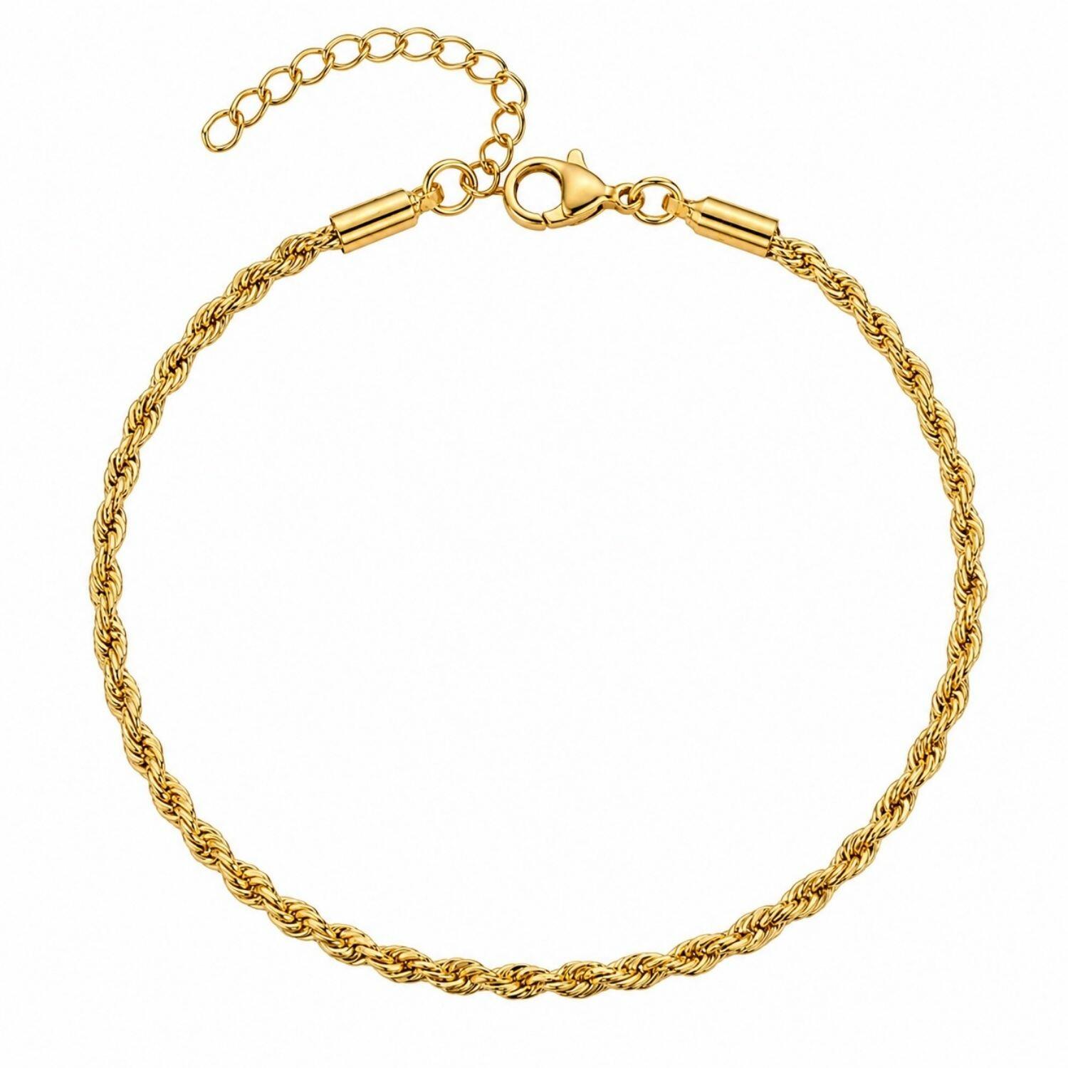 Pulseira Elo Baiano Banhado em Ouro18k