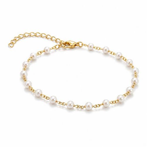 Pulseira Pérola Banhado em Ouro18k