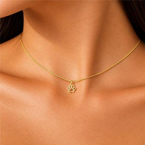 Choker Patinha Lisa Banhado em Ouro18k
