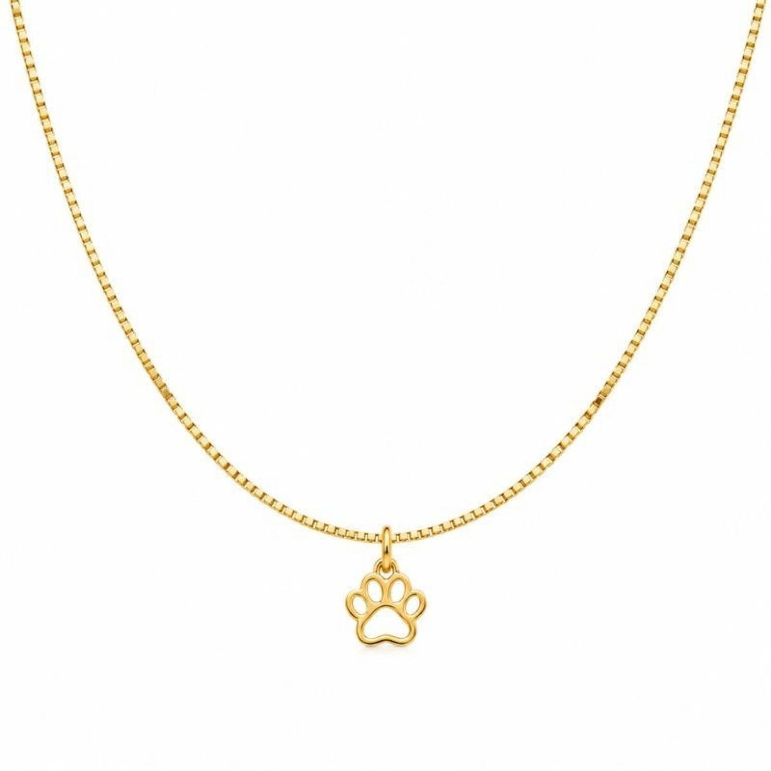 Choker Patinha Lisa Banhado em Ouro18k