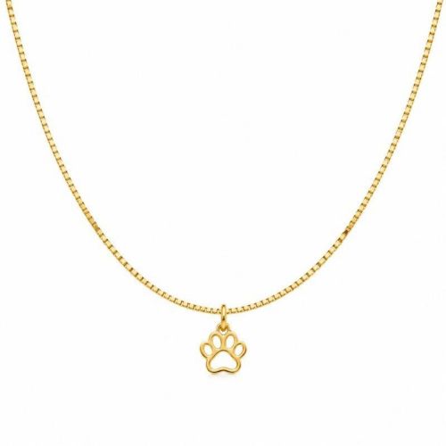 Choker Patinha Lisa Banhado em Ouro18k