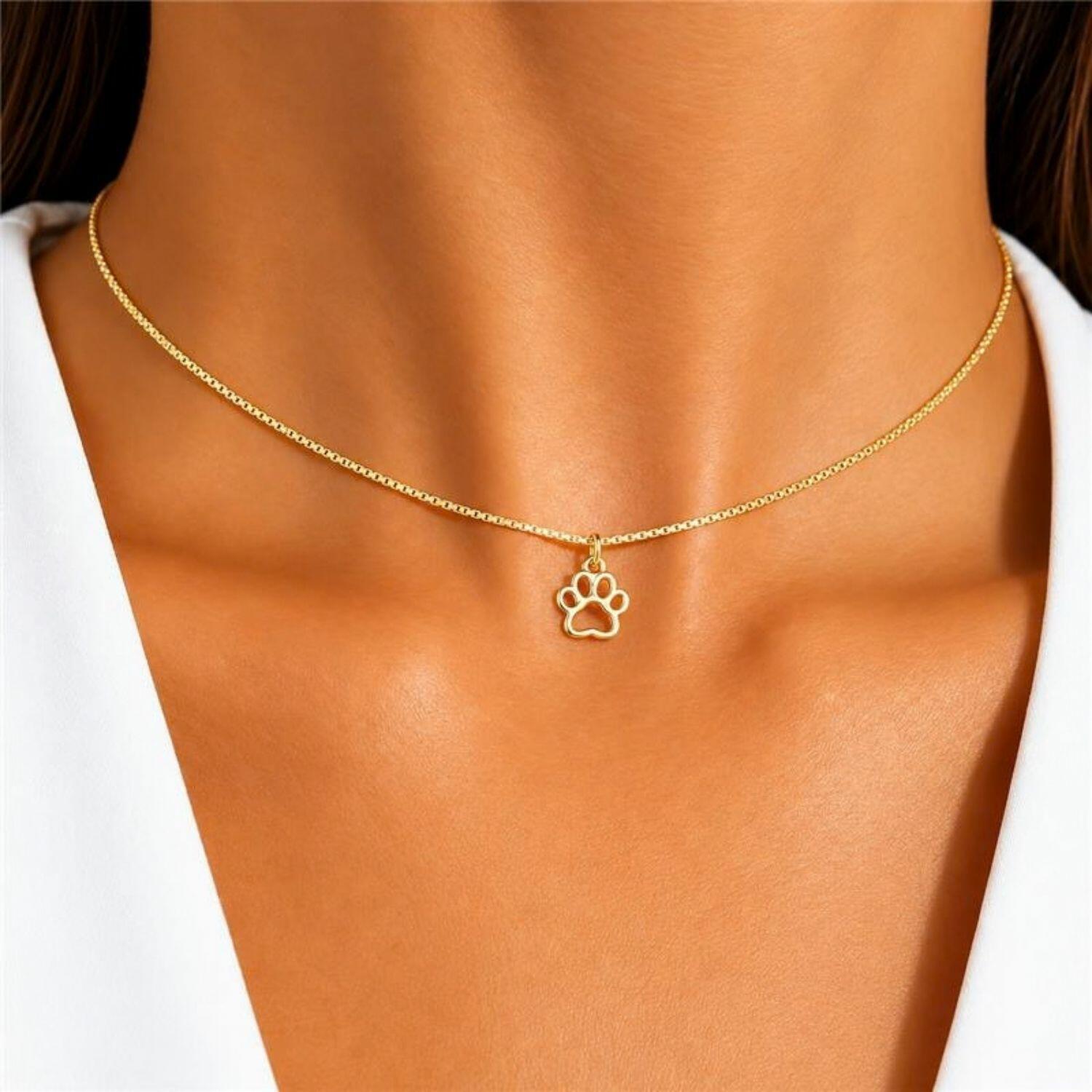 Choker Patinha Lisa Banhado em Ouro18k