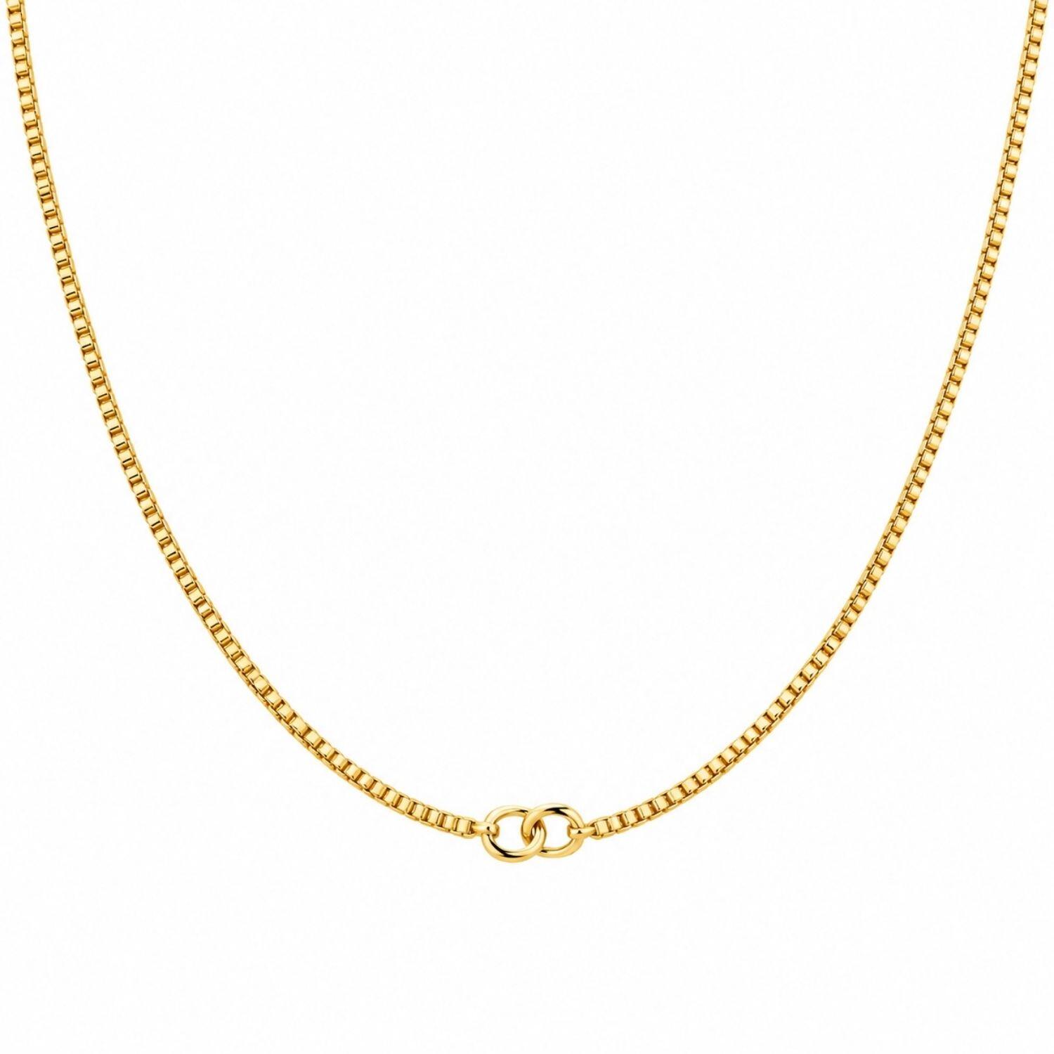 Colar Coração Vazado com Pingente Patinha Banhado em Ouro 18k