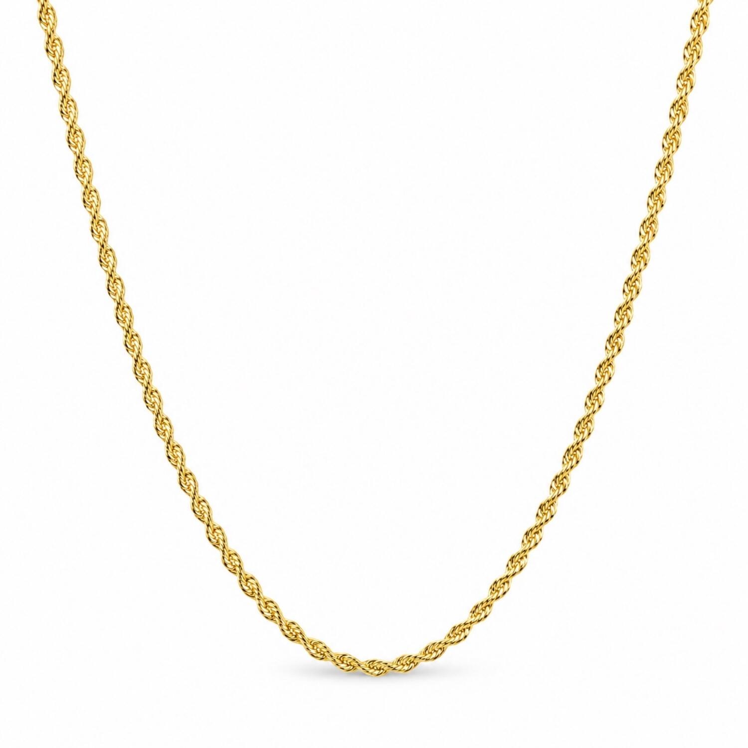 Colar Elo Baiano 45 cm Banhado em Ouro 18k