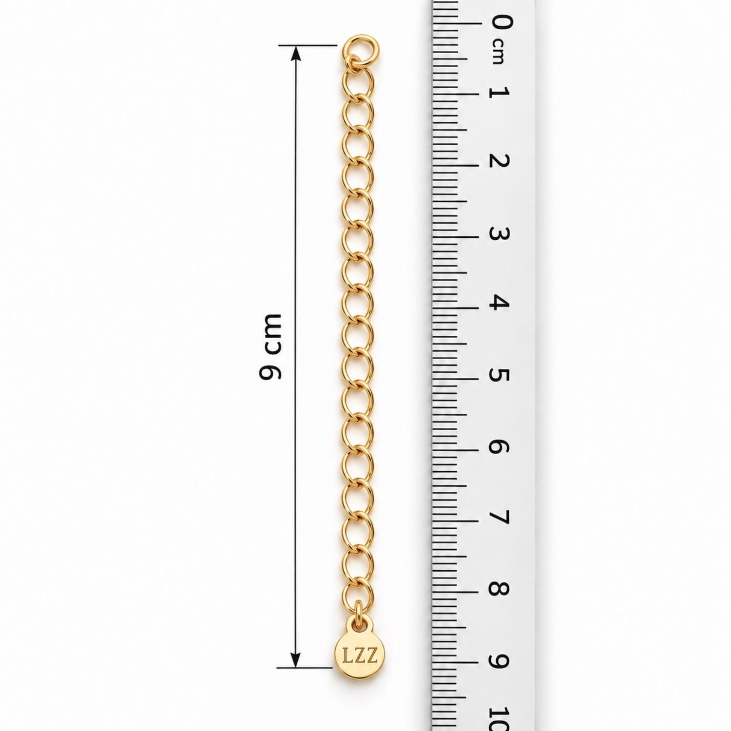 Choker Elo Português Corações com Detalhes Banhado a Ouro