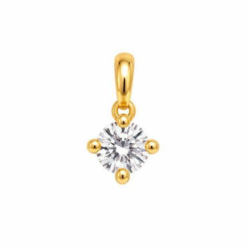 Choker Singapura com Ponto de Luz Banhado a Ouro