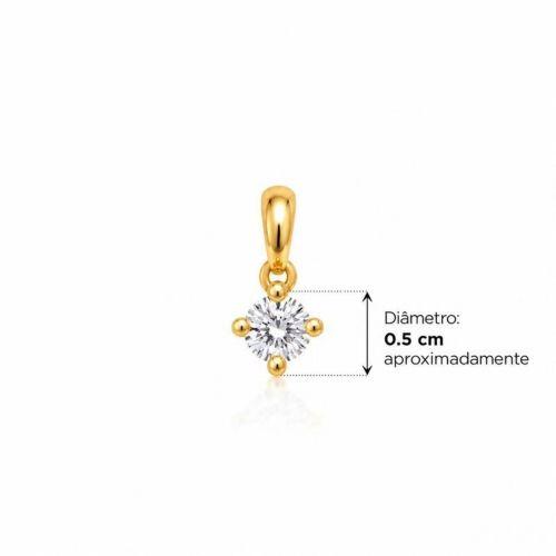 Choker Singapura com Ponto de Luz Banhado a Ouro