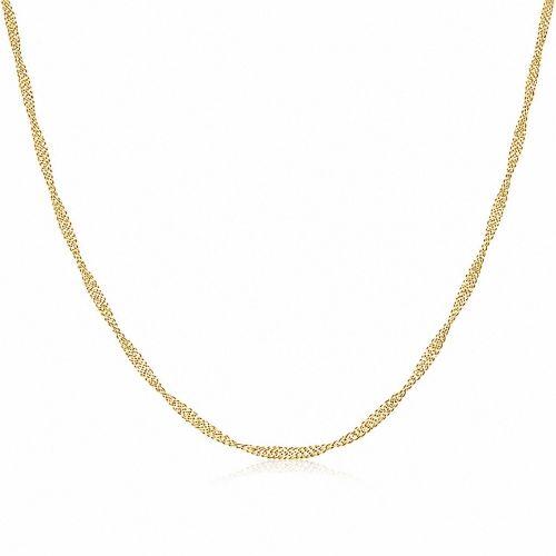 Colar Singapura Banhado a Ouro