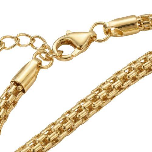 Pulseira Mini Elos Banhado a Ouro