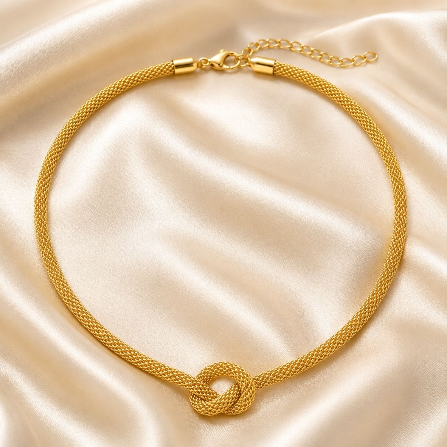 Colar Nozinho Banhado a Ouro