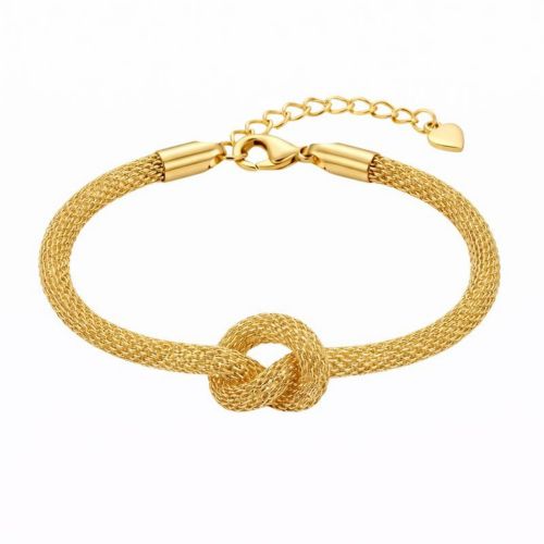 Pulseira Nozinho Banhado a Ouro
