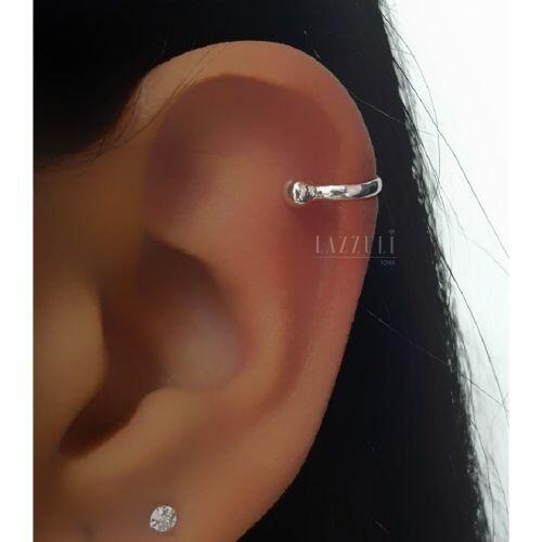 Piercing Liso Banhado a Prata