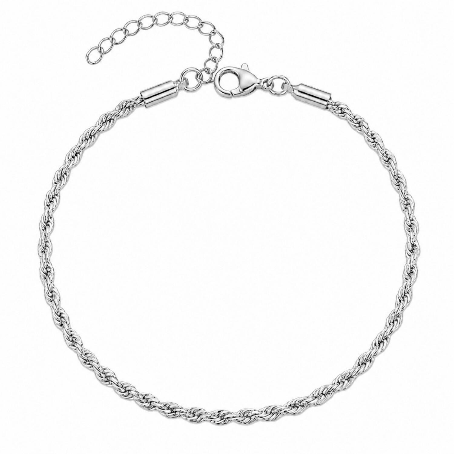 Pulseira Elo Baiano Banhado a Prata