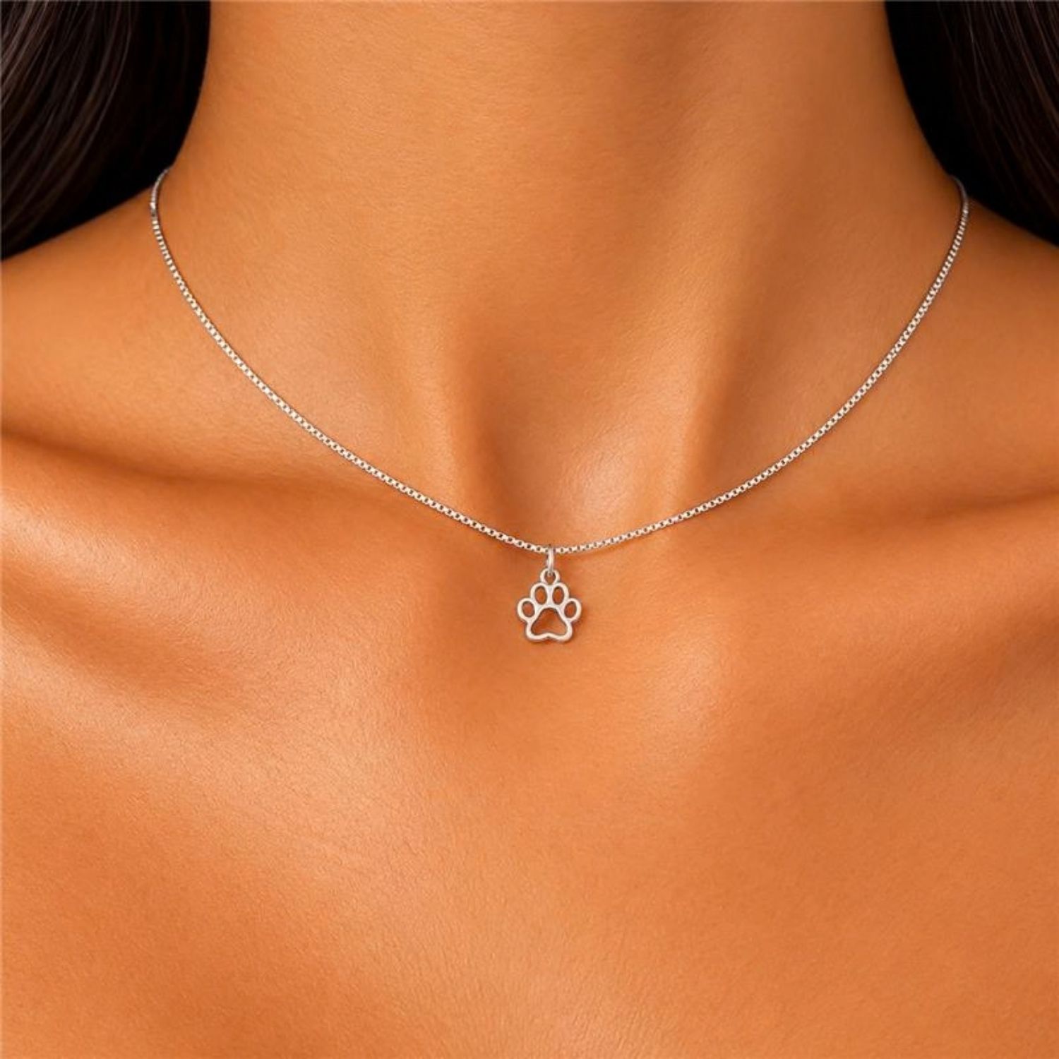 Choker Patinha Vazada Banhado a Prata