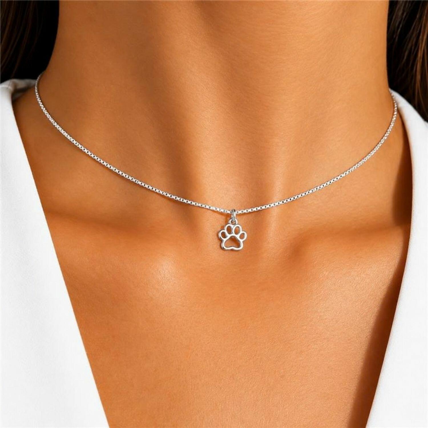 Choker Patinha Vazada Banhado a Prata
