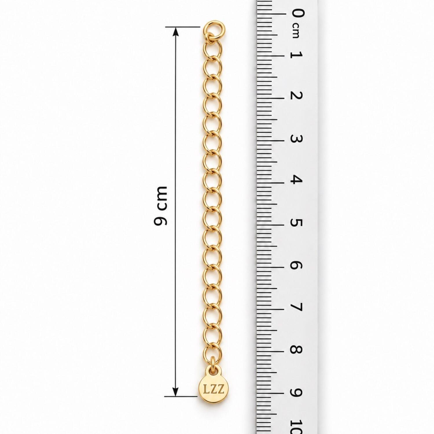Choker Rosa Lisa Banhado em Ouro 18k