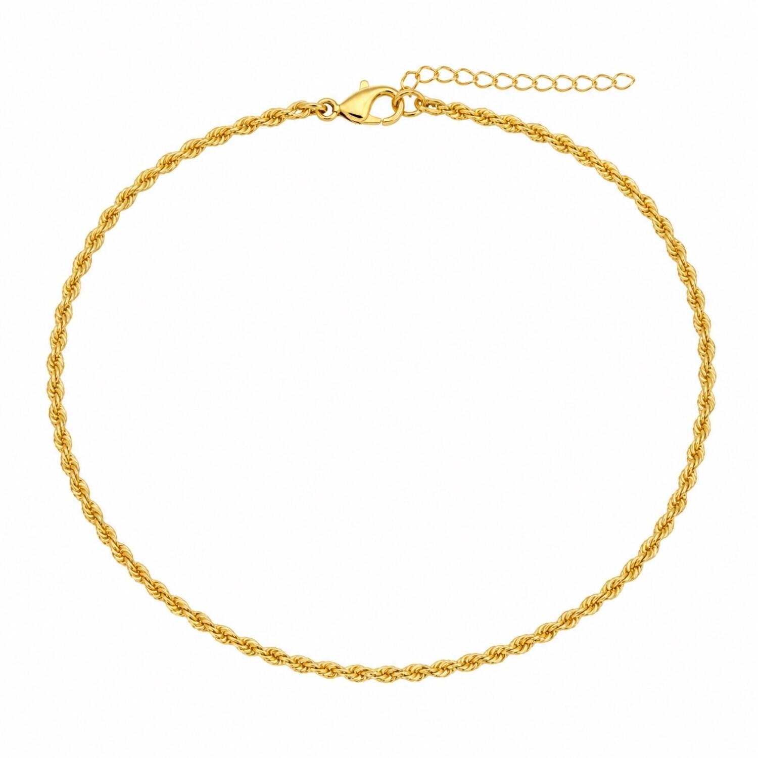 Choker Elo Baiano Banhado em Ouro18k