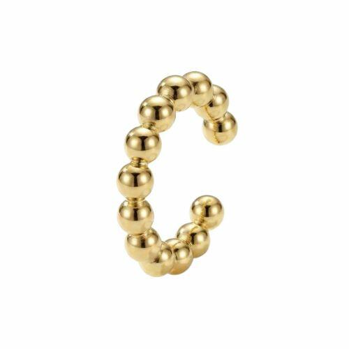 Piercing Fake Bolas Lisas Banhado em Ouro 18K