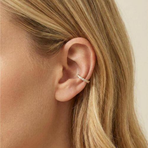 Piercing Fake com 1 Fileira de Micro Zircônias Banhado em Ouro18k