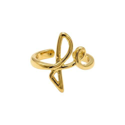 Piercing Fake F� Liso Banhado a Ouro
