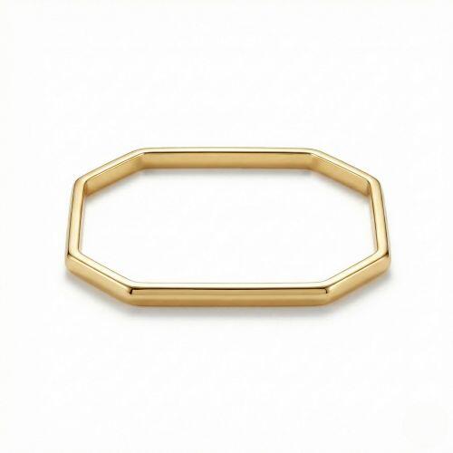 Bracelete Geométrico Banhado em Ouro 18K