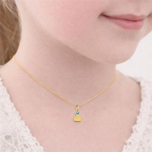 Conjunto Infantil Princesa Banhado em Ouro18k