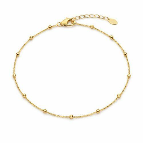 Pulseira Mini Bola Banhado a Ouro