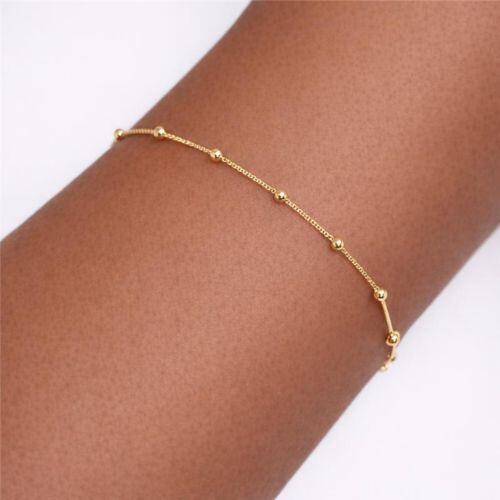 Pulseira Mini Bola Banhado a Ouro