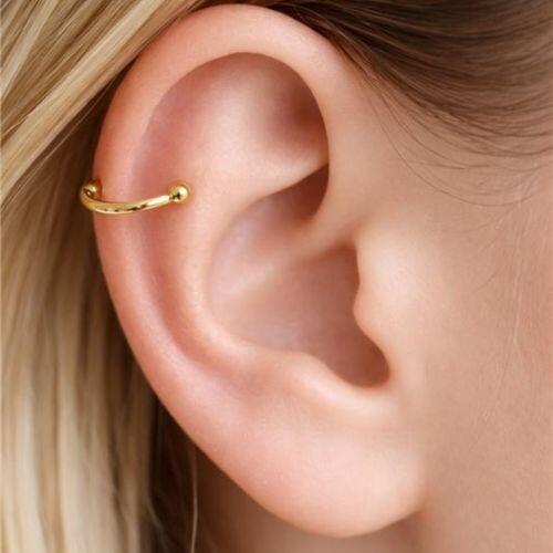 Piercing Fake Liso Banhado em Ouro18k