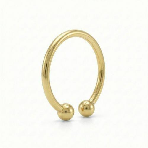 Piercing Fake Liso Banhado em Ouro18k