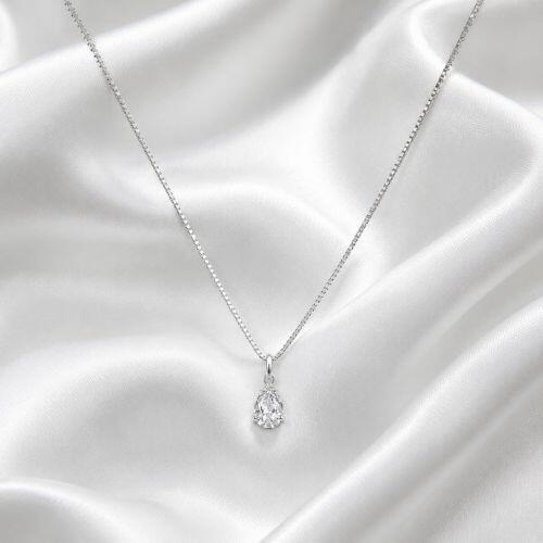 Choker Gota Zirc�nia Cristal Banhado a Prata