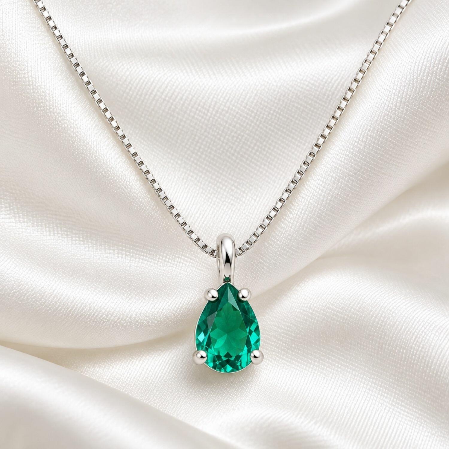 Choker Gota Zircônia Turmalina Banhado a Prata