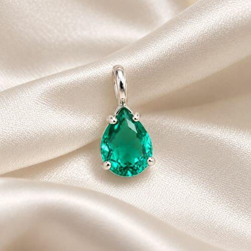 Choker Gota Zircônia Turmalina Banhado a Prata