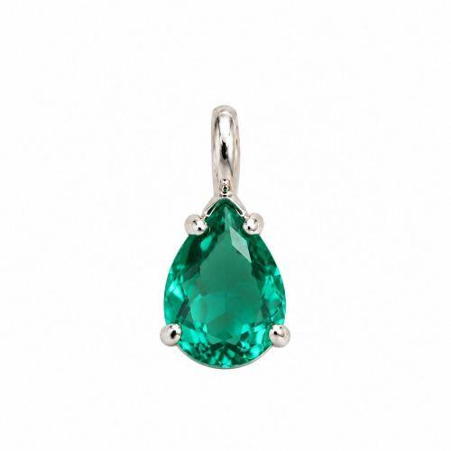 Choker Gota Zircônia Turmalina Banhado a Prata