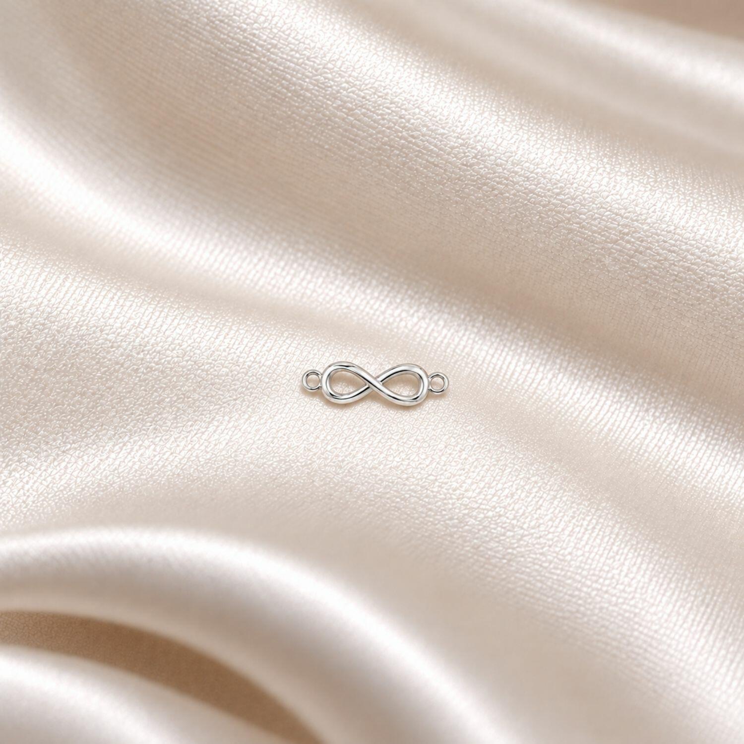 Choker Símbolo do Infinito Banhado a Prata