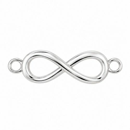 Choker Símbolo do Infinito Banhado a Prata