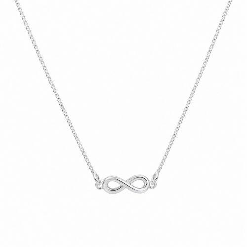 Choker S�mbolo do Infinito Banhado a Prata